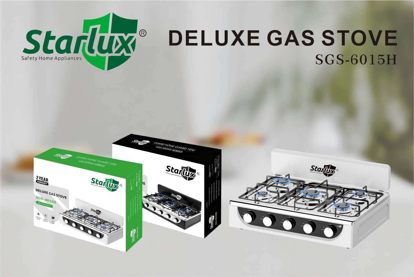 Five Burner Gas Stoves