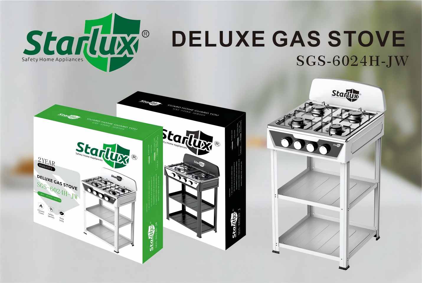 4 Burner Stove Gas
