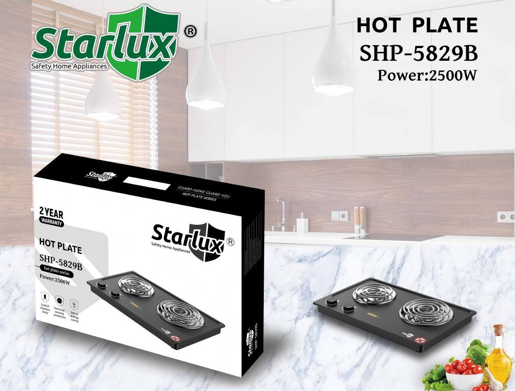 2 Burners Electric Hot Plate