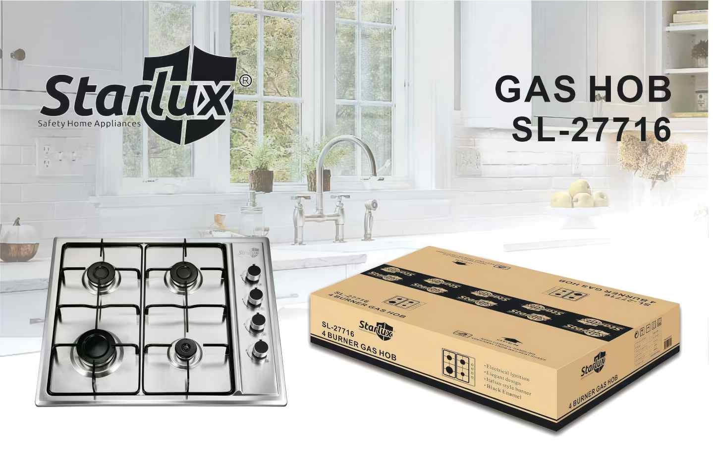 4 Burner Cooktop
