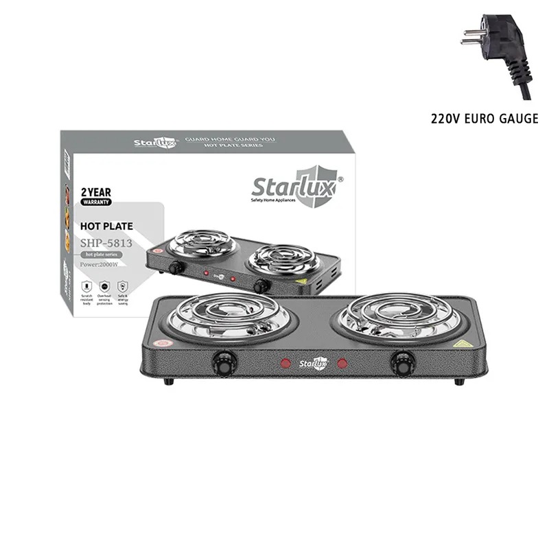2 burner electric hot plate