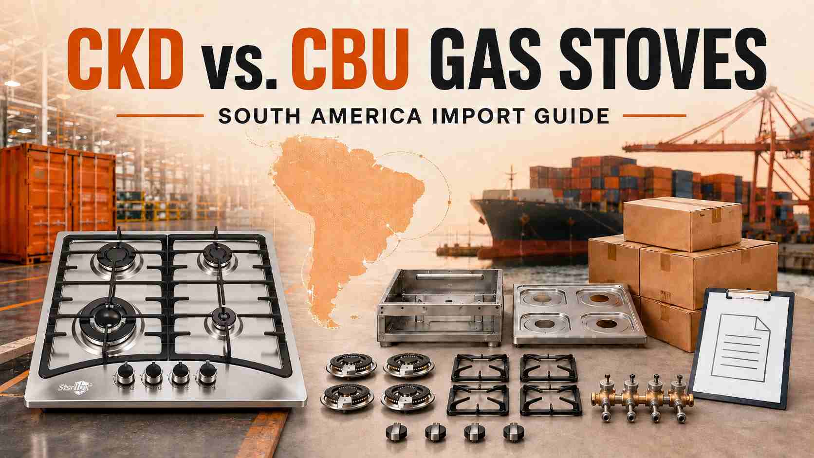 Cuisinières à gaz CKD vs CBU