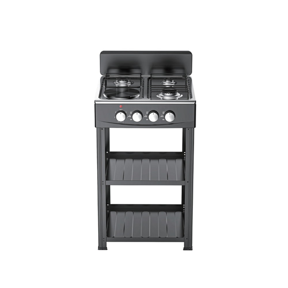 freestanding 4 zone gas electric cooker