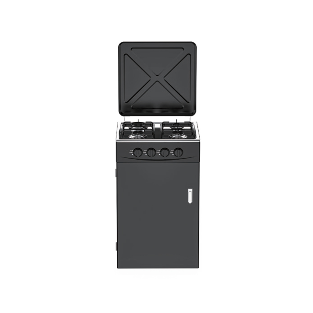 Covered 4 Burner Gas Cooker Cabinet