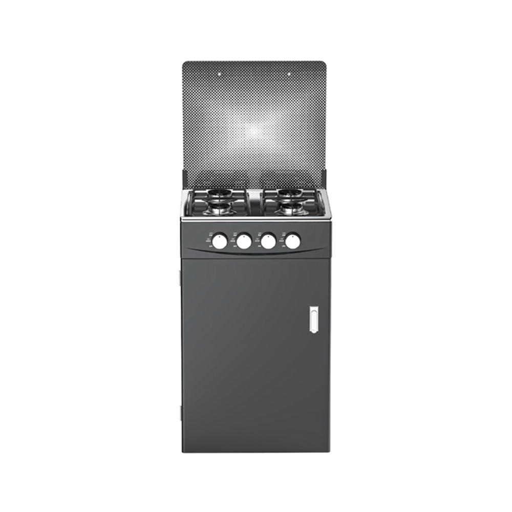 Perforated Back Four Burner Gas Cooker
