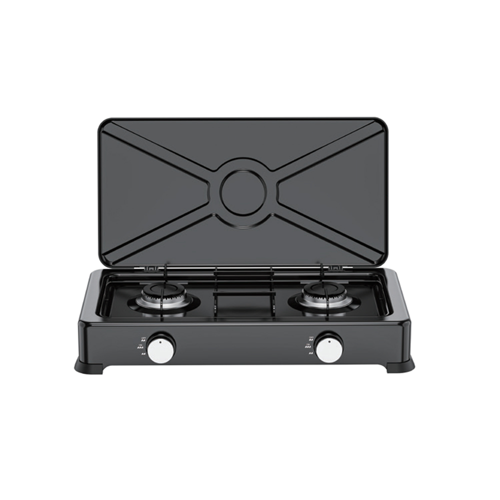 Covered Two Burner Gas Cooker