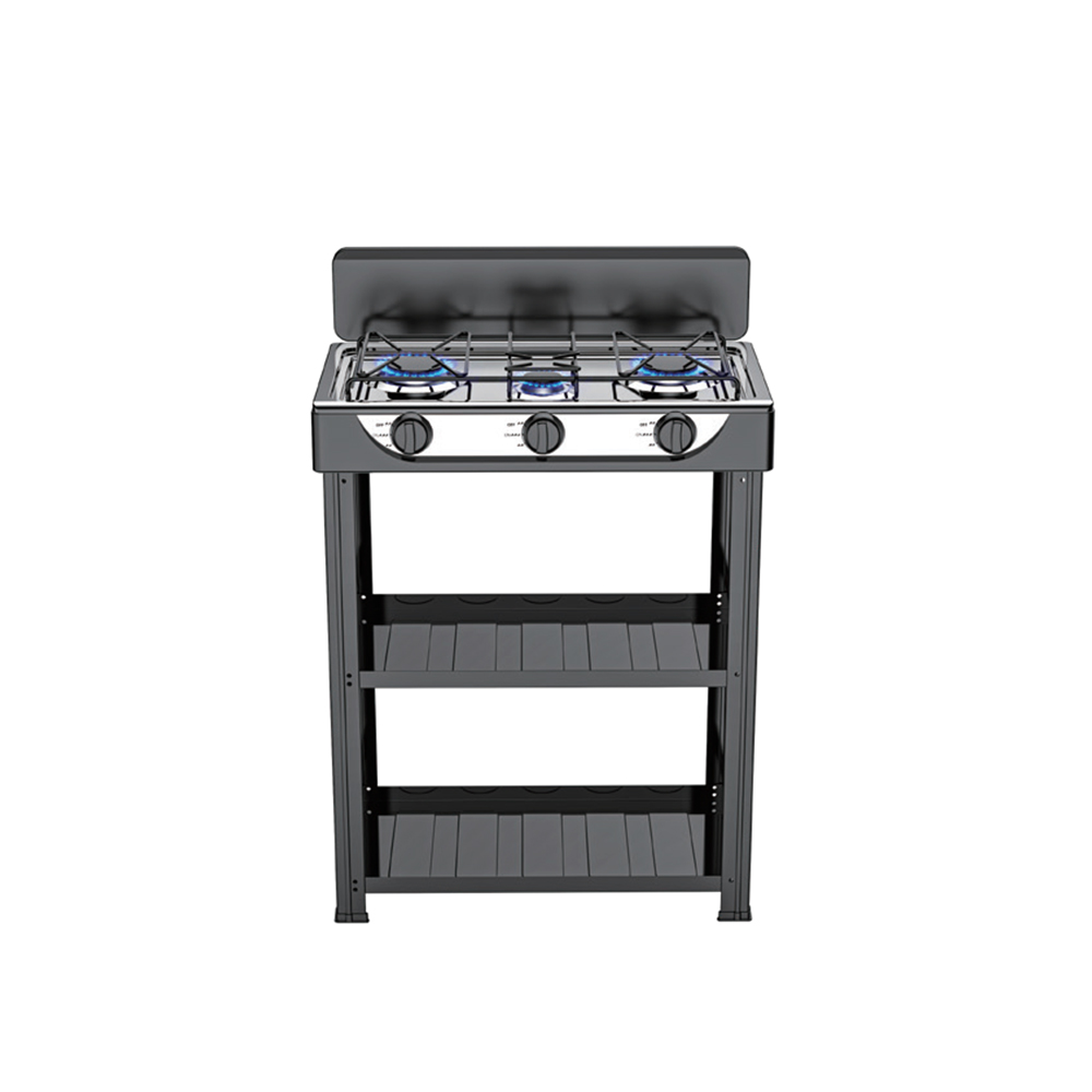 3 Burner Outdoor Gas Stove With Stand