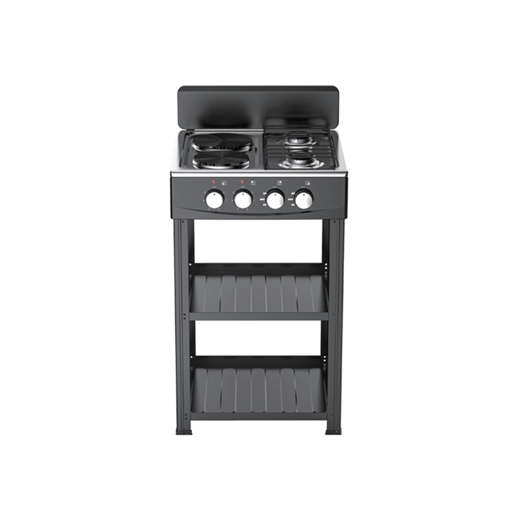 4 burner hybrid stove with stand
