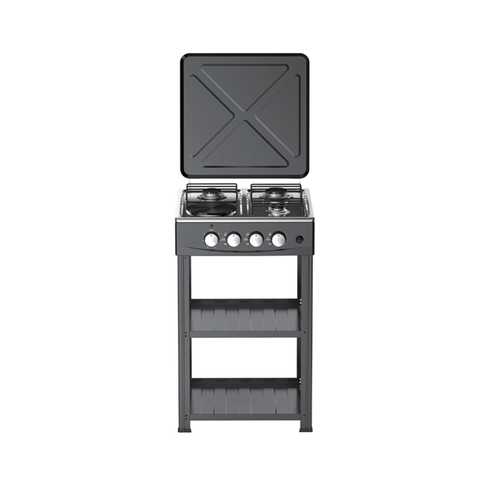 Freestanding 4 Burner Hybrid Stove