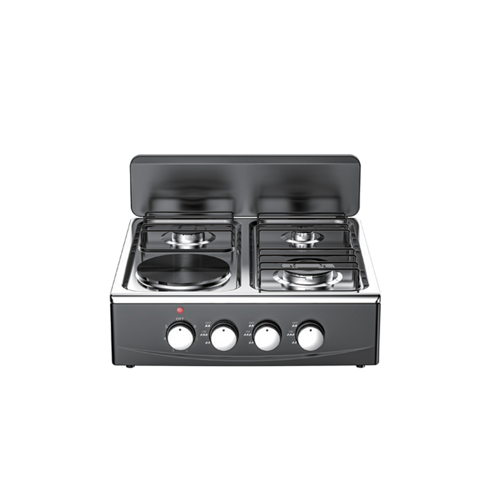 Compact 4 Burner Hybrid Stove